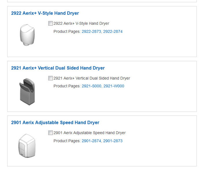 Download Bradley Aerix Hand Dryer Revit Family Library