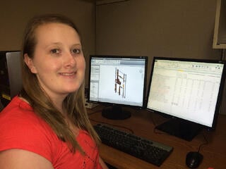 Rachel Hughes, Revit\BIM Support Technician (paid summer intern) --has been piloting our Bradley BIM 2.0 Revit Library Update. 