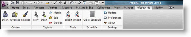 Download PDF(s) from this page describing the complete ofcdesk Revit toolset in this toolbar