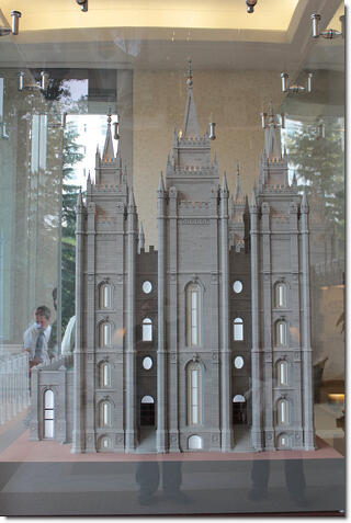 Pick to Enlarge - Salt Lake Temple | Architectural Interior Model - West Elevation (Utah)