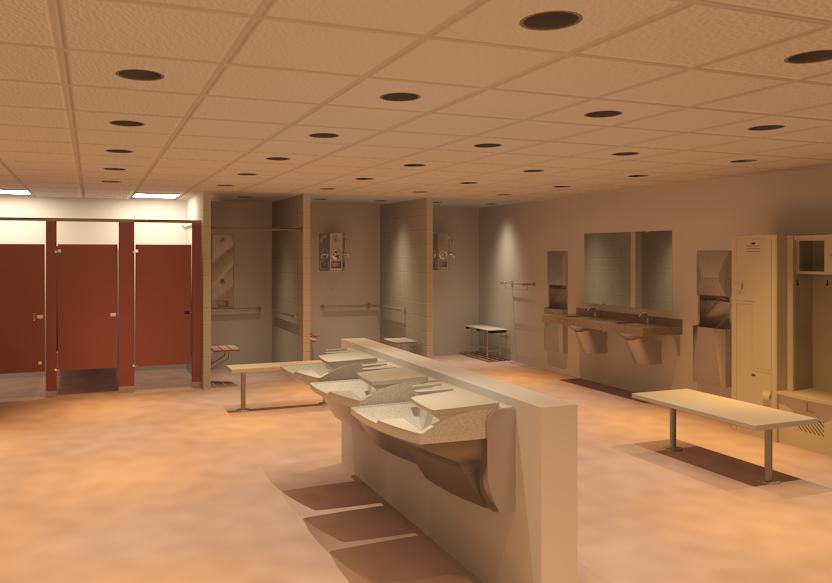 Bradley AVSeries Advocate Lavatory 123 Station Revit Family Models