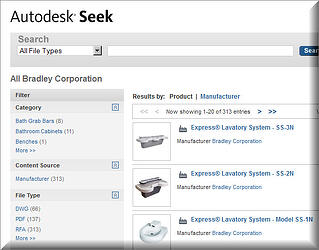Download Hundreds of Bradley Revit Family Components Inside Revit from Autodesk SEEK