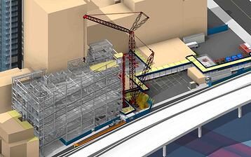 Turner Construction | BIM for Safety Planning | New York City Department of Buildings Approves First 3-Dimensional BIM Site Safety Plans