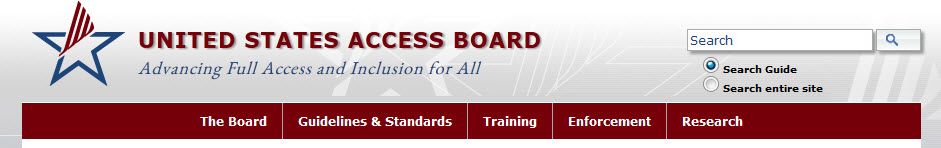 View The United States Access Board Website