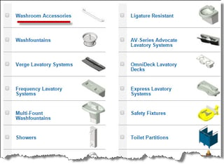 View-Download Bradley Washroom Accessory Revit Family Library