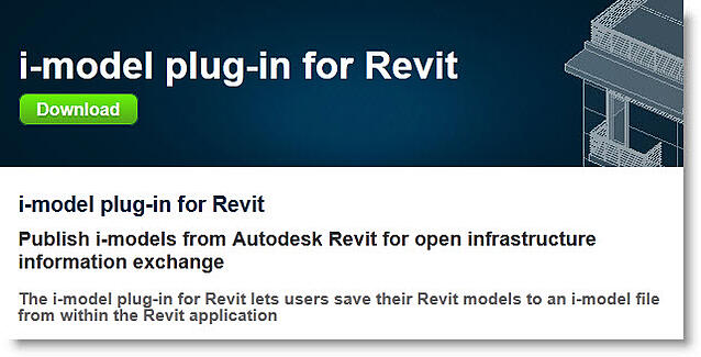 View-Download Bentley Systems i-model plug-in for Autodesk Revit