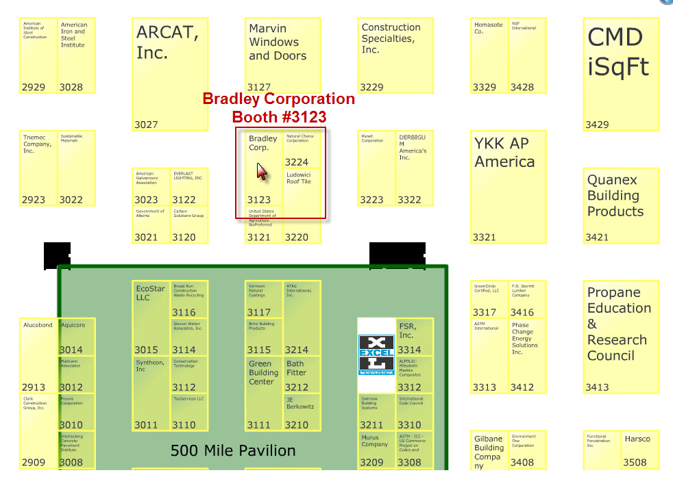 Greenbuild 2015 Bradley Corporation Booth #3123 | Washington DC NOV 18-20