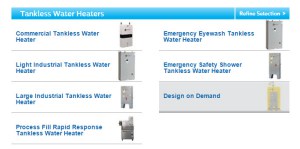 View the Keltech Tankless Water Heater Product Selection Guide