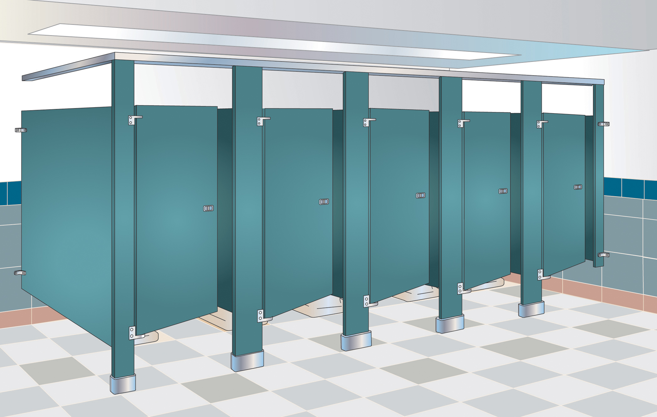 Bradley Revit Toilet Partition Family | Instruction Sheet-Revit ...