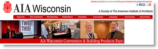 View  AIA Wisconsin Convention Site | A Society of the American Institute of Architects