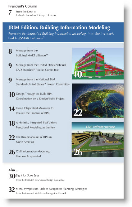 Subscribe to View Journal of Building Information Modeling | JBIM Spring 2013