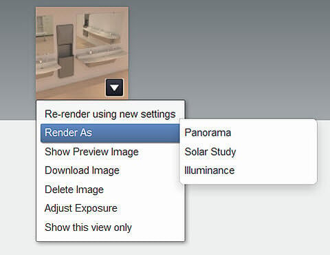 Revit Rendering Autodesk 360 Image Editing \ Re-render Tools
