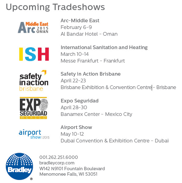 Bradley International 2015 Tradeshow Bradley BIM Flash Drives