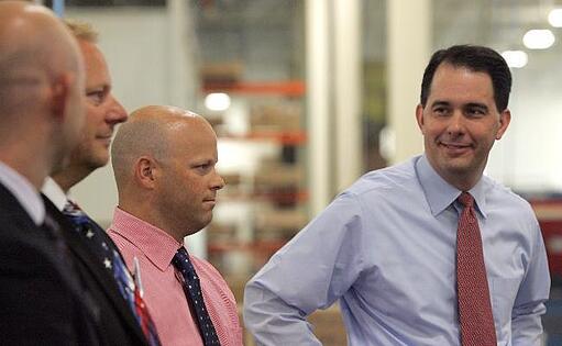 Wisconsin Govenor Scott Walker with Bradley Owner-Managers