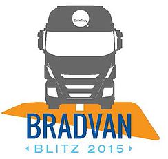 Bradley 2015 BradVan BLITZ | Mobile Showroom Travel Calendars