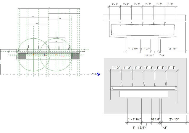 Revit Family Reference Planes for Toilet Room and ADA Design Review