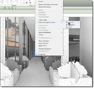 Edit Revit Door - Override Graphics in View Element