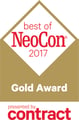 2017- Gold Best of Neocon LVQ Washbar Neocon