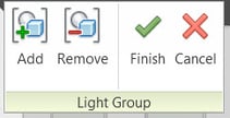 Revit Light Groups Need Artificial Lights to be Added to the Group Prior to Rendering the Interior Space